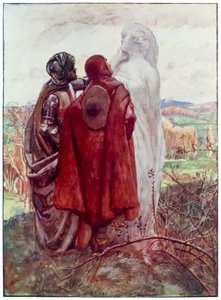La moglie di Lot da Il pellegrinaggio del cristiano da questo mondo a quello che verrà di John Bunyan (1628-1688) Illustrazione di Byam Shaw (1872-1919) da John Byam Liston Shaw