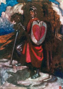 Mr Greatheart (litografia a colori) da John Byam Liston Shaw