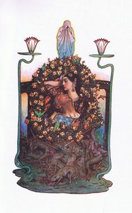 Il giardino vicino al ponte, illustrazione da The Garden of Kama (e altri testi dall