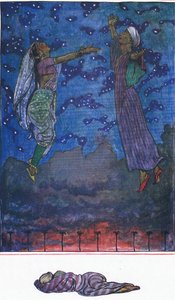 Tre canzoni di Zahir-u-Din, illustrazione da The Garden of Kama (e altri testi dall