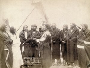 Capi indiani a Deadwood, South Dakota, 1891 da John C. H. Grabill