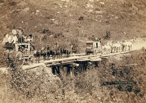 La diligenza di Deadwood, 1889 da John C. H. Grabill