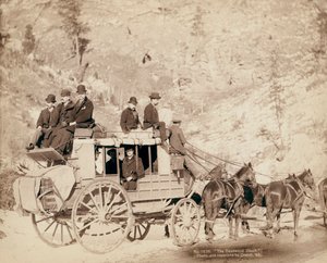 La Carrozza di Deadwood in Viaggio nel Dakota del Sud da John C. H. Grabill