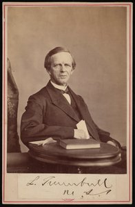 Ritratto di Lyman Trumbull 1813-1896, prima del 1876 da John Carbutt
