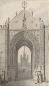 La Porta di Erpingham, Norwich da John Carter