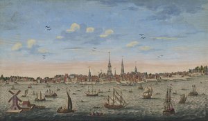 Vista Prospettica Orientale di Filadelfia, 1778 da John Carwitham