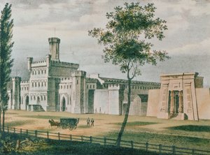 Prigione di Moyamensing, Filadelfia, 1840 da John Caspar Wild