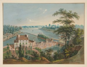 Opere Idrauliche nel Fairmount Park, Philadelphia da John Caspar Wild