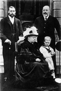 Quattro generazioni di reali vittoriani, scattata a Osborne House, 5 agosto 1899 da John Chancellor