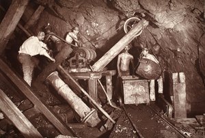 Pozzo del motore alla 406, miniera di Cook