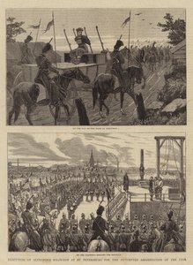 Esecuzione di Alexander Solovieff a San Pietroburgo per il tentato assassinio dello Zar da John Charles Dollman