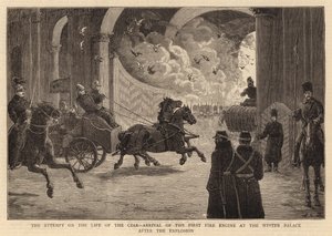 Il tentativo di attentato alla vita dello Zar, arrivo della prima locomotiva al Palazzo d