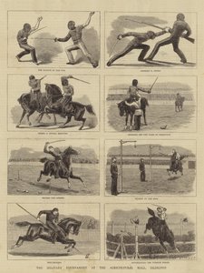 Il torneo militare alla Agricultural Hall, Islington da John Charles Dollman