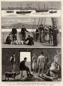 Il soccorso alla carestia irlandese, visita di HRH il Duca di Edimburgo da John Charles Dollman
