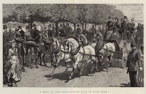 Un incontro del Four-in-Hand Club a Hyde Park da John Charlton