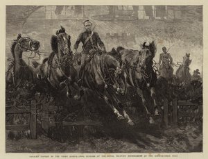 Esibizione di cavalleria del Terzo (King