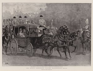 Il corteo della sposa che lascia Marlborough House da John Charlton