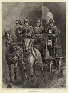 Il Torneo Internazionale dei Pompieri alla Agricultural Hall, la Brigata Portoghese in parata da John Charlton