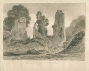 Castello di Alton (disegno a seppia, 1841)
