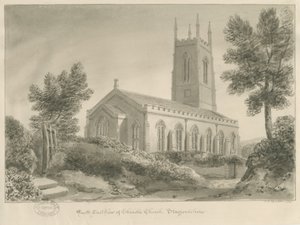 Chiesa di Cheadle da John Chessell Buckler
