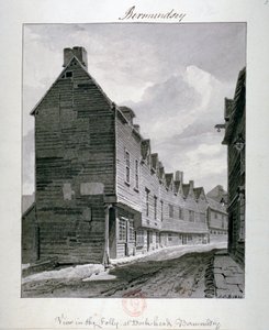 Dockhead Folly, Bermondsey, Londra da John Chessell Buckler