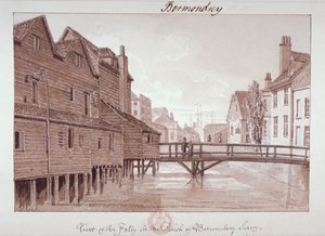 Dockhead Folly, Bermondsey, Londra da John Chessell Buckler