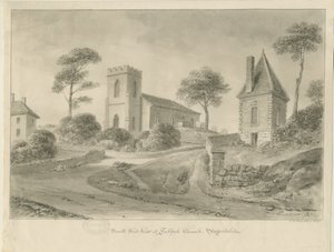 Chiesa di Fulford: disegno a seppia da John Chessell Buckler