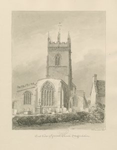 Chiesa di Gnosall da John Chessell Buckler