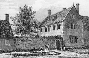 Scuola di grammatica ad Adderbury, Oxfordshire da John Chessell Buckler