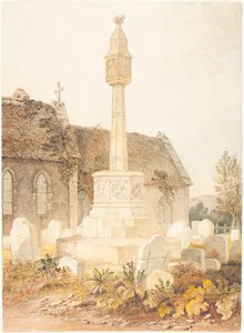 Monumento in un cimitero di chiesa da John Chessell Buckler