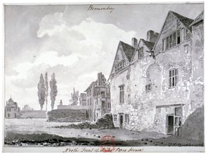 Fronte Nord di Bermondsey House, Londra da John Chessell Buckler