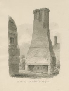 Pillaton Hall - Camino della Cucina da John Chessell Buckler