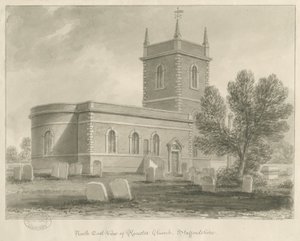 Chiesa di Rocester da John Chessell Buckler