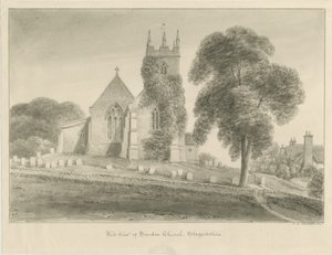 Chiesa di Sandon da John Chessell Buckler