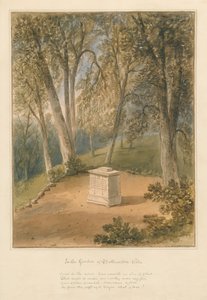 Somerset - Giardino della Villa di Batheaston da John Chessell Buckler