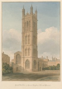 Somerset - Bristol - Chiesa di San Stefano da John Chessell Buckler