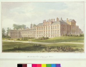 Vista sud-est di Kensington Palace, 1826