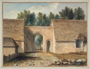 Porta sud del college a Maidstone, Kent da John Chessell Buckler
