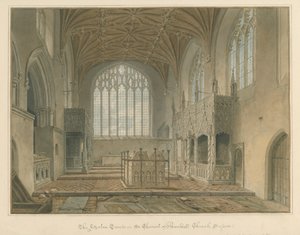 Sussex - Chiesa di Arundel - Tombe dei Fitzalan da John Chessell Buckler
