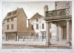 Il rettorato, St Mary Magdalen, Bermondsey, Londra, 1828 da John Chessell Buckler