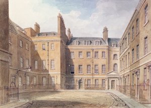 Veduta di Downing Street, Westminster da John Chessell Buckler