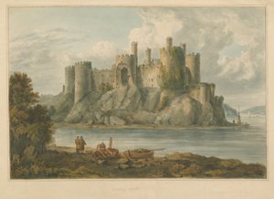 Galles - Carnarvonshire - Castello di Conway da John Chessell Buckler