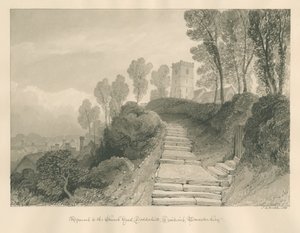 Worcestershire - Droitwich - Chiesa di Dodderhill da John Chessell Buckler