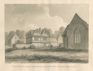 Chiesa di San Pietro, Antica Dimora: disegno a seppia, 1833 da John Chessell Buckler