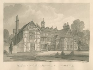 Worcestershire - Hanbury - Meer Hall da John Chessell Buckler