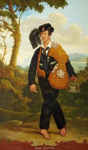 Ritratto di Billy Button, il Menestrello Cantante, c.1830