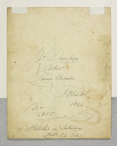 Ritratto di un giovane, verso
