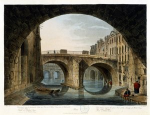 Parigi: il piccolo ponte - in “Paris vu par J.C. Mats”, ed. Miller, Londra da John Claude Nattes