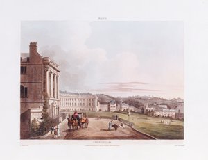 Il Crescent, da "Bath Illustrated by a Series of Views", 1806