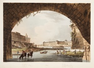 Il Louvre; La Zecca; Il Collegio delle 4 Nazioni; Il Ponte della Riunione da John Claude Nattes